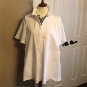 Lafayette 148 cotton/lycra blouse